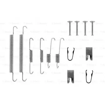 Kit d'accessoires, mâchoire de frein BOSCH