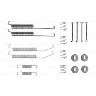 Kit d'accessoires, mâchoire de frein BOSCH 1 987 475 309
