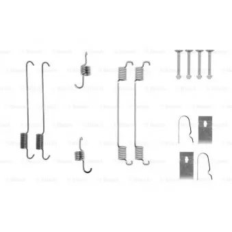 Kit d'accessoires, mâchoire de frein BOSCH