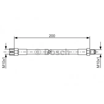 Flexible de frein BOSCH 1 987 476 002