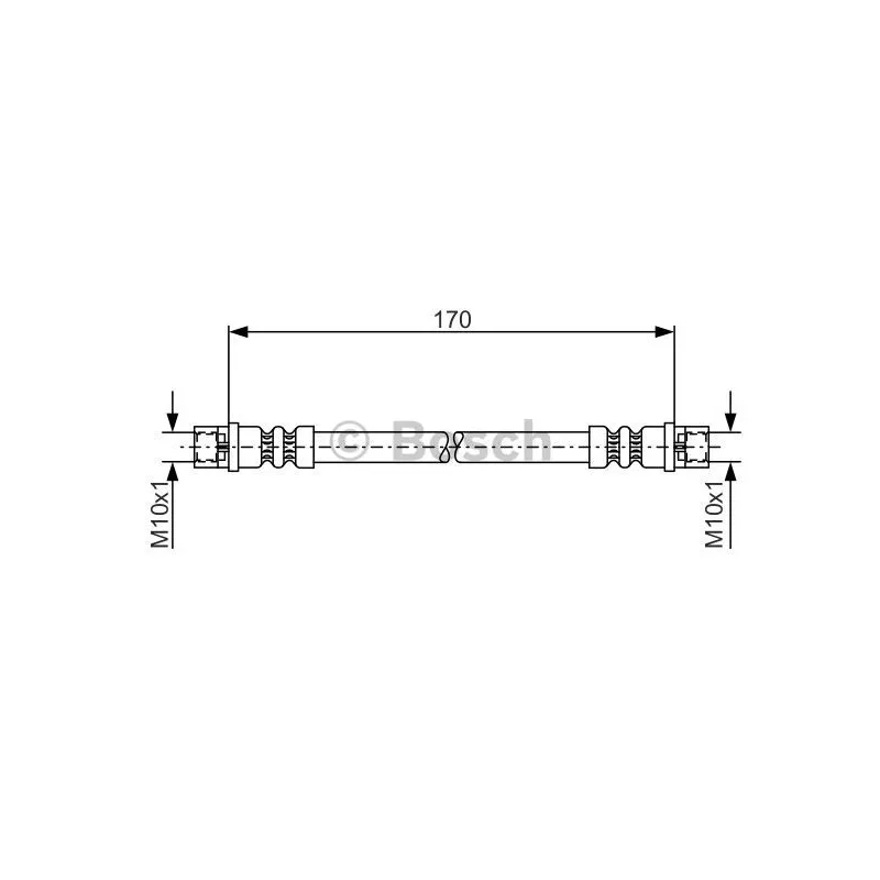 Flexible de frein BOSCH 1 987 476 010