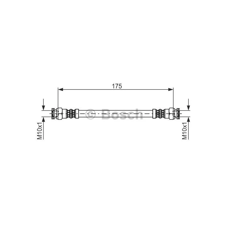 Flexible de frein BOSCH 1 987 476 012