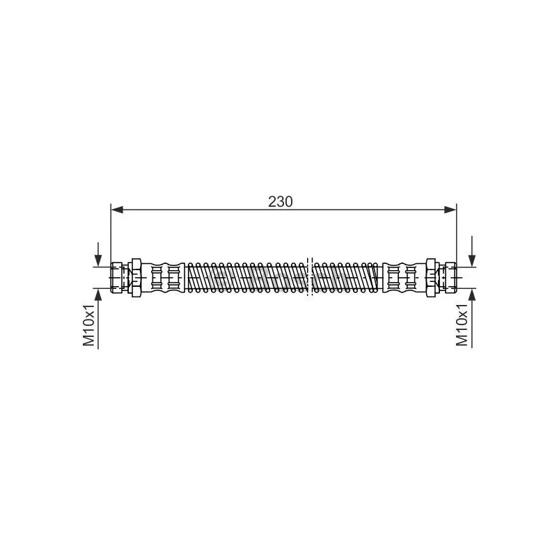 Flexible de frein BOSCH 1 987 476 019