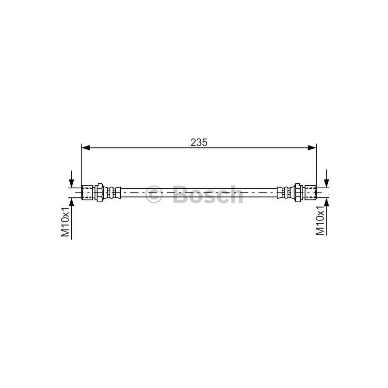 Flexible de frein BOSCH 1 987 476 020