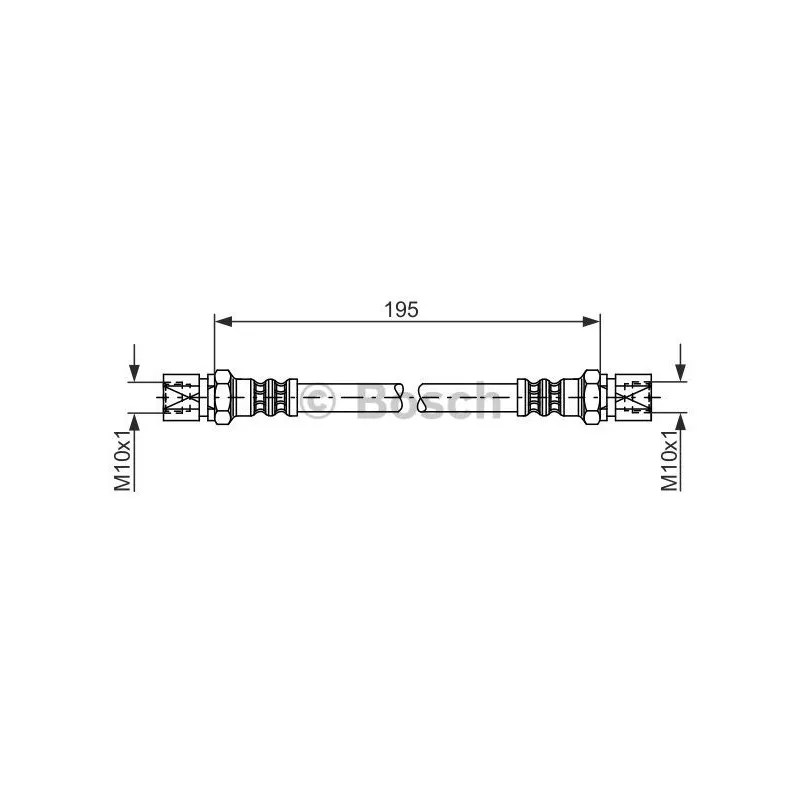Flexible de frein BOSCH 1 987 476 030