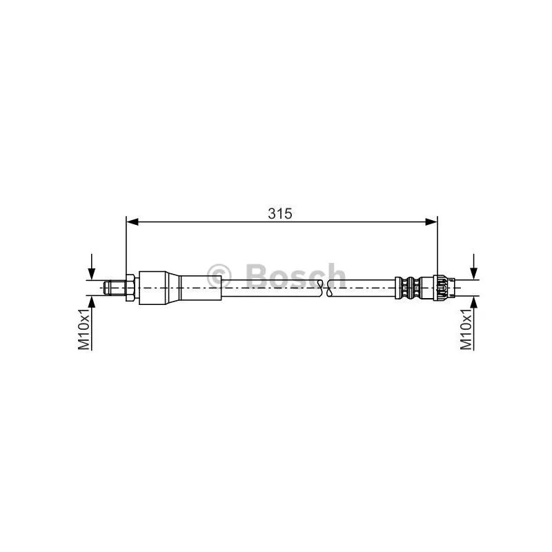 Flexible de frein BOSCH 1 987 476 032