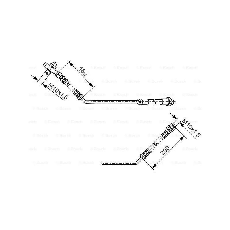 Flexible de frein BOSCH 1 987 476 054