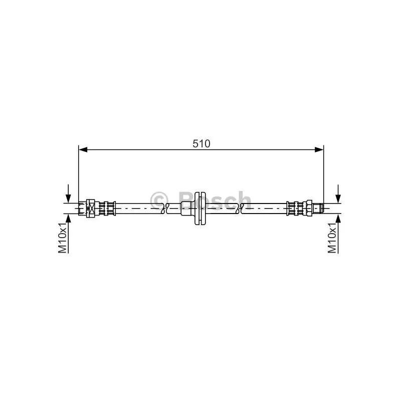 Flexible de frein BOSCH 1 987 476 056