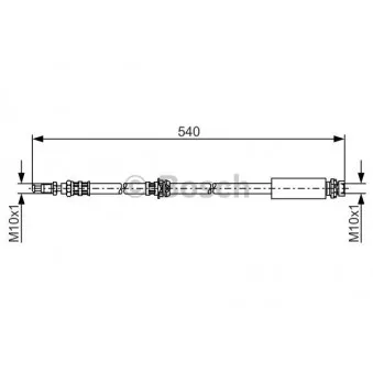 Flexible de frein BOSCH 1 987 476 057