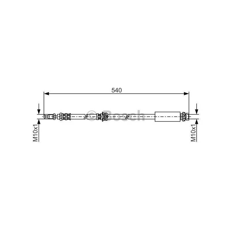 Flexible de frein BOSCH 1 987 476 057