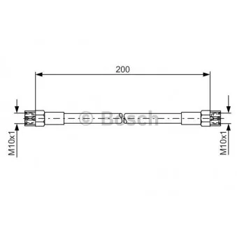 Flexible de frein BOSCH 1 987 476 062