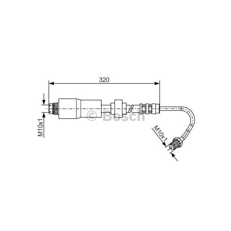 Flexible de frein BOSCH 1 987 476 065