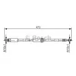 Flexible de frein BOSCH 1 987 476 066 - Visuel 1