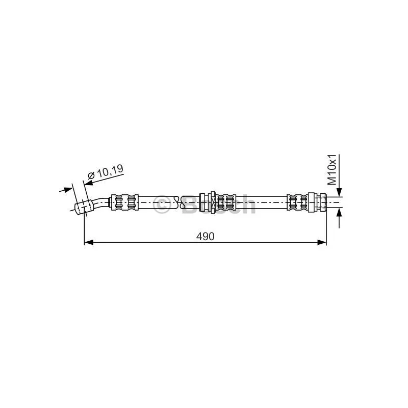 Flexible de frein BOSCH 1 987 476 076