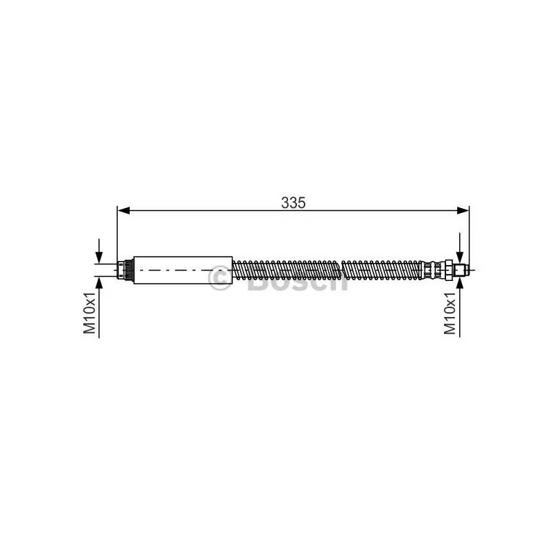 Flexible de frein BOSCH 1 987 476 078