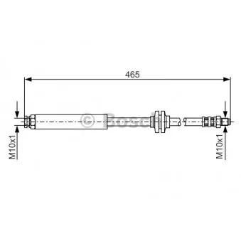 Flexible de frein BOSCH 1 987 476 079