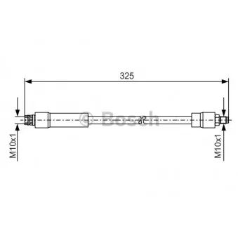 Flexible de frein BOSCH 1 987 476 082