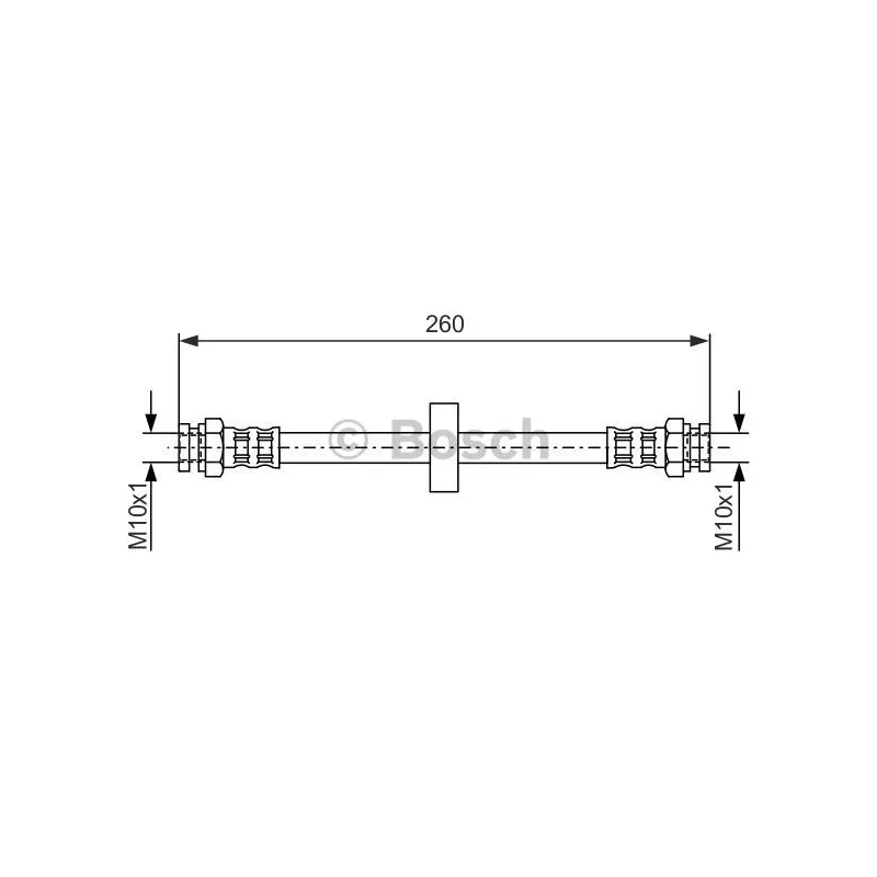 Flexible de frein BOSCH 1 987 476 092