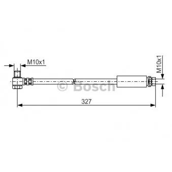 Flexible de frein BOSCH 1 987 476 095