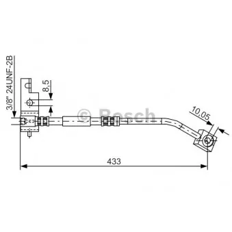 Flexible de frein BOSCH 1 987 476 103