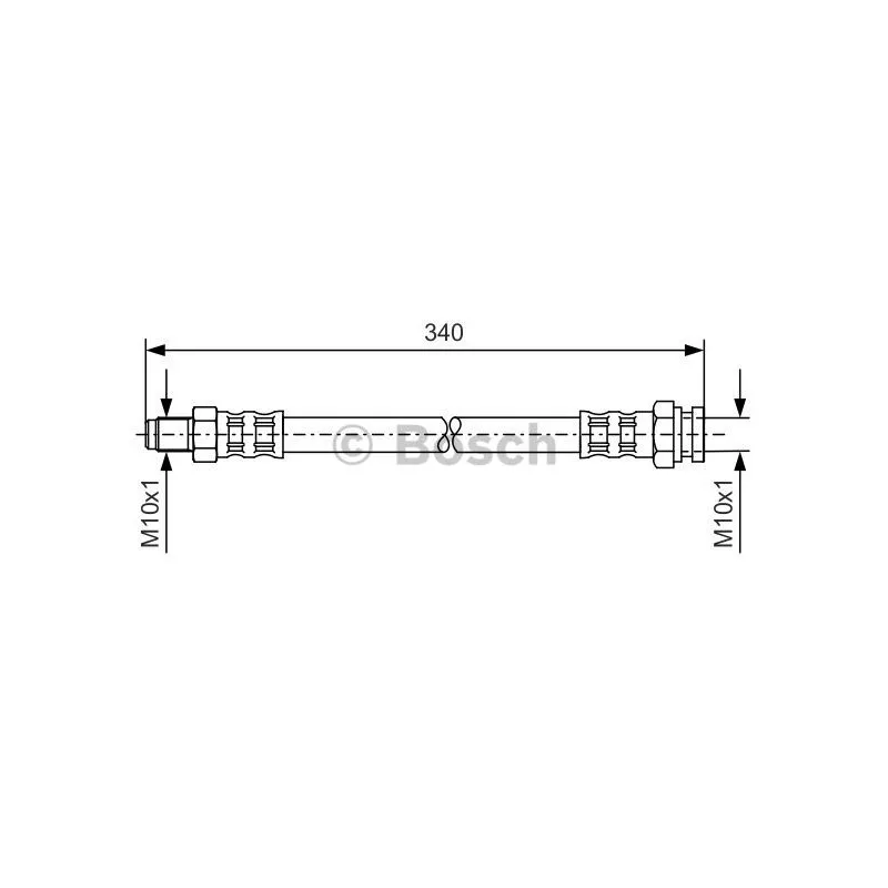 Flexible de frein BOSCH 1 987 476 121