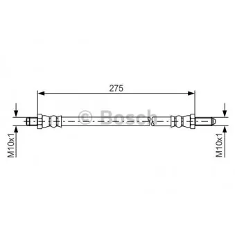 Flexible de frein BOSCH 1 987 476 124