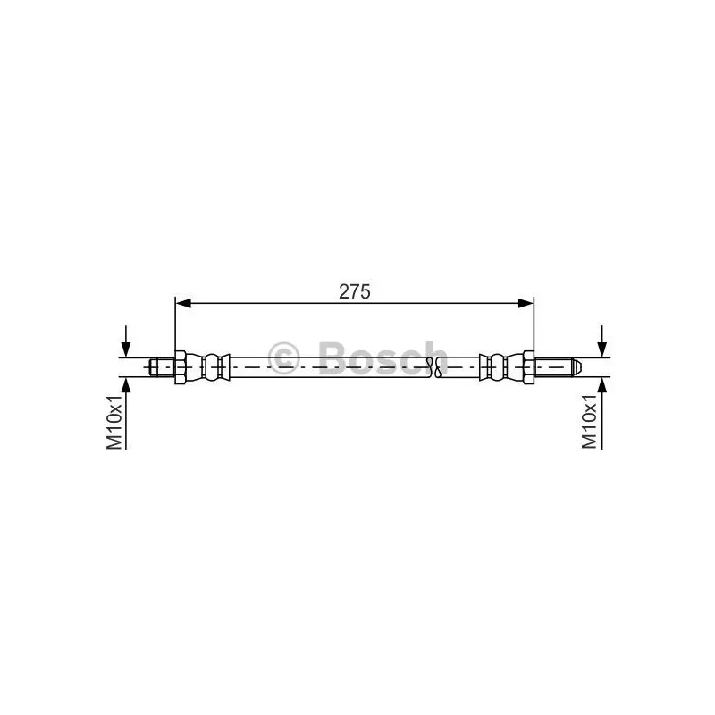 Flexible de frein BOSCH 1 987 476 124