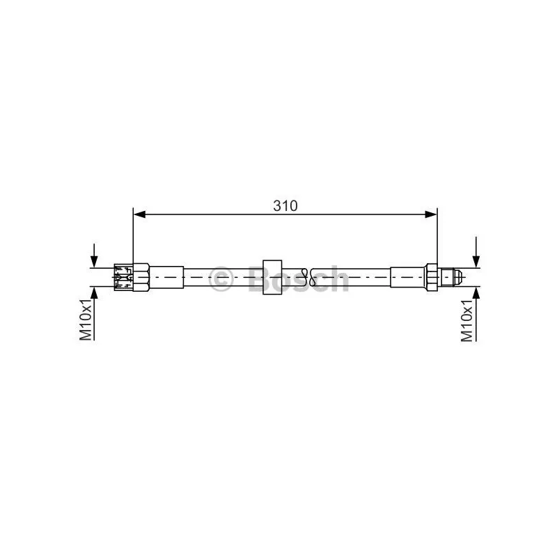 Flexible de frein BOSCH 1 987 476 128