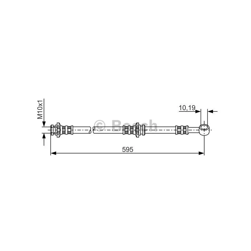 Flexible de frein BOSCH 1 987 476 131