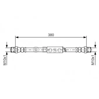 Flexible de frein BOSCH 1 987 476 138