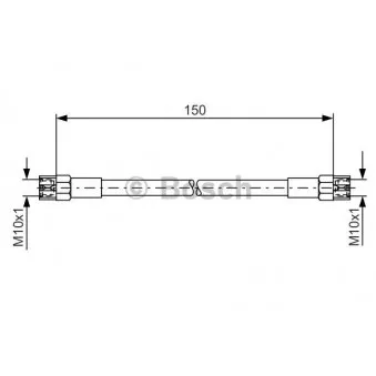 Flexible de frein BOSCH 1 987 476 143