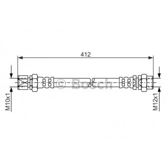 Flexible de frein BOSCH 1 987 476 144