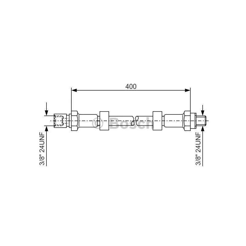Flexible de frein BOSCH 1 987 476 146