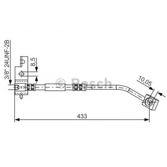 Flexible de frein BOSCH 1 987 476 149