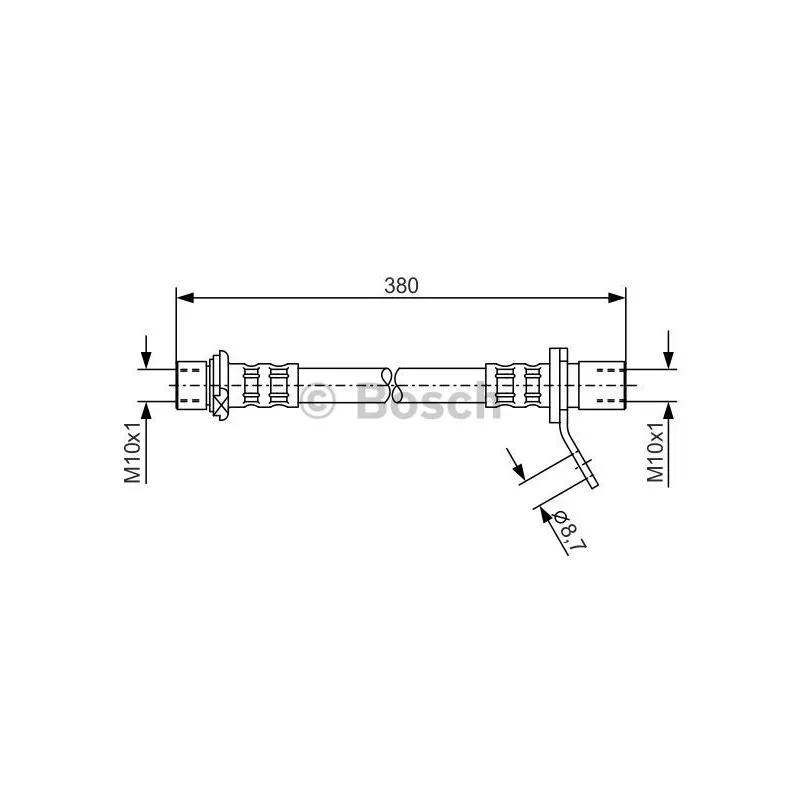 Flexible de frein BOSCH 1 987 476 161