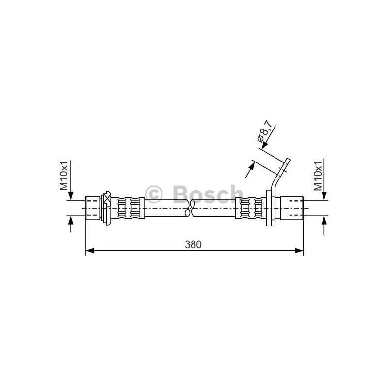 Flexible de frein BOSCH 1 987 476 162
