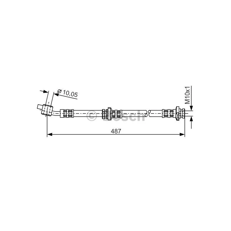 Flexible de frein BOSCH 1 987 476 168