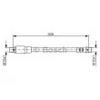 Flexible de frein BOSCH 1 987 476 171 - Visuel 1