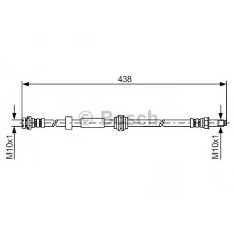 Flexible de frein BOSCH 1 987 476 181