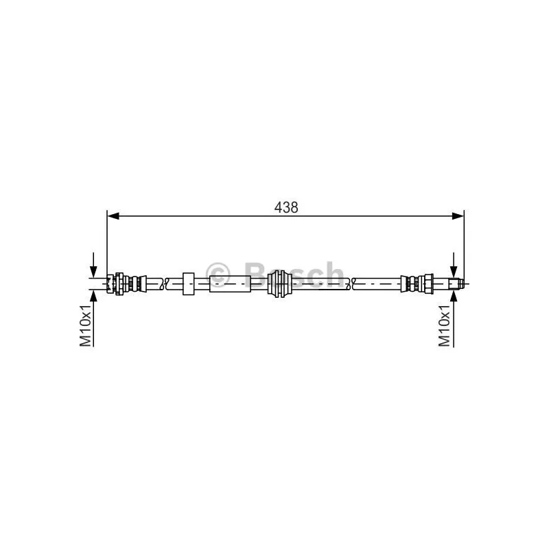 Flexible de frein BOSCH 1 987 476 181