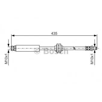 Flexible de frein BOSCH 1 987 476 182