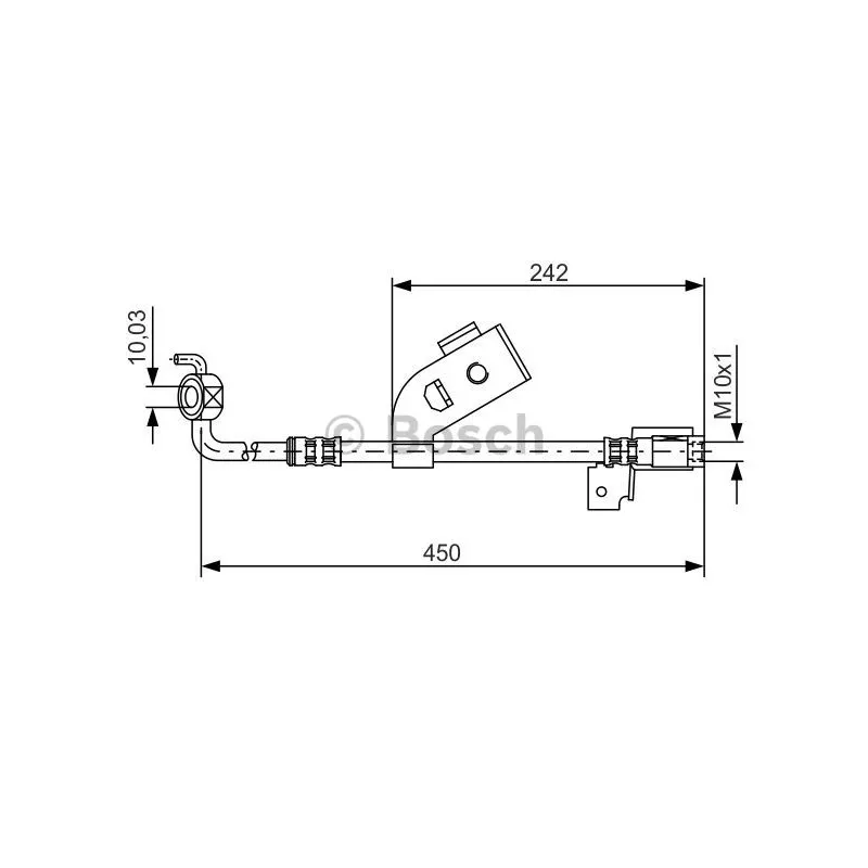Flexible de frein BOSCH 1 987 476 184