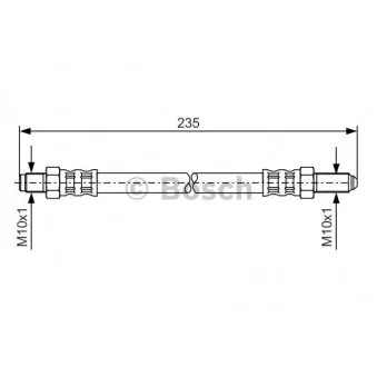 Flexible de frein BOSCH 1 987 476 185