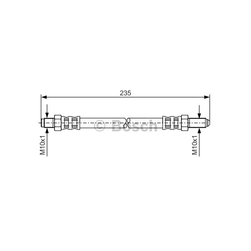 Flexible de frein BOSCH 1 987 476 185