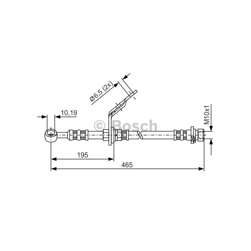 Flexible de frein BOSCH 1 987 476 187