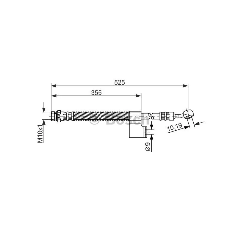 Flexible de frein BOSCH 1 987 476 188