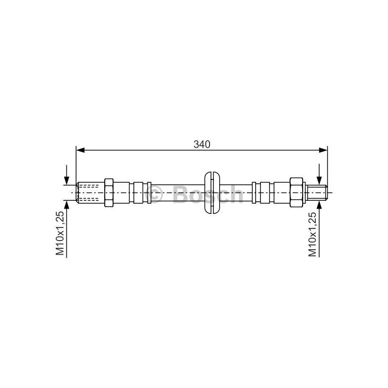 Flexible de frein BOSCH 1 987 476 191