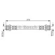 Flexible de frein BOSCH 1 987 476 193 - Visuel 1