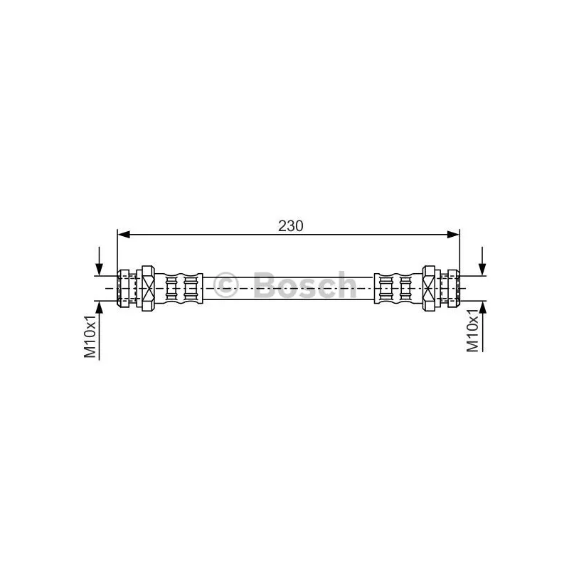 Flexible de frein BOSCH 1 987 476 195