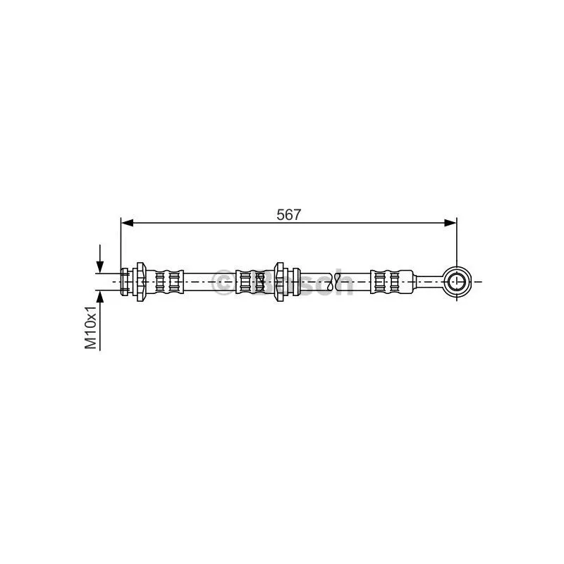 Flexible de frein BOSCH 1 987 476 196